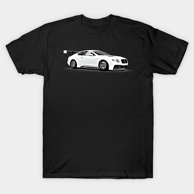 Continental GT Cartoon T-Shirt by SynchroDesign